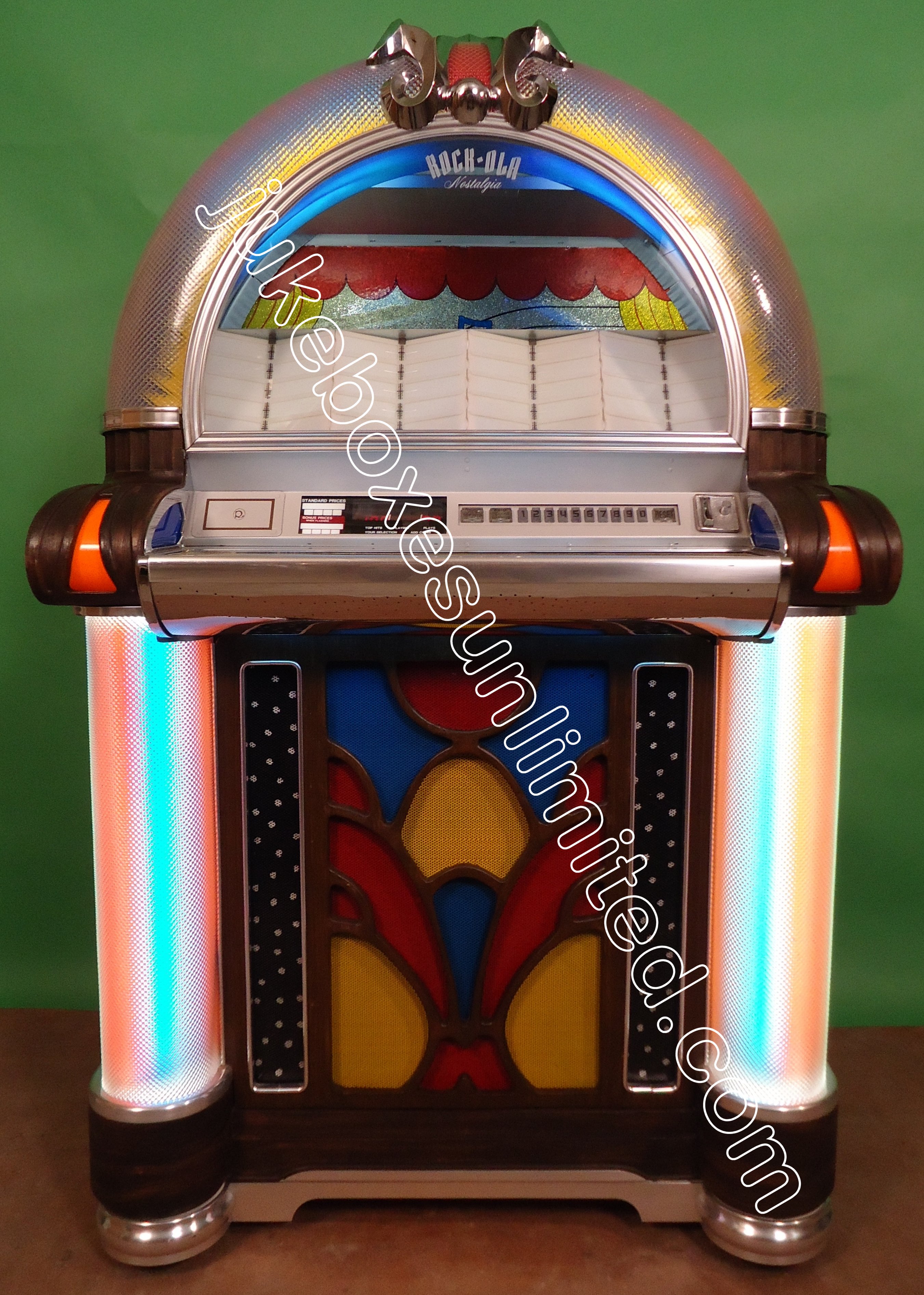 Rockola Jukebox Model Nostalgia 1987 Full 1 Year Parts Warranty 180 